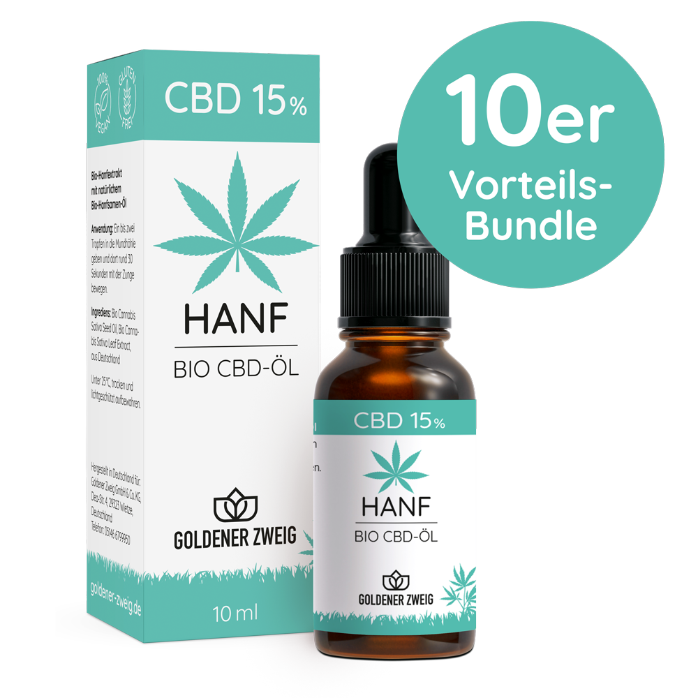 CBD-Öl 15% Bio-Bundle